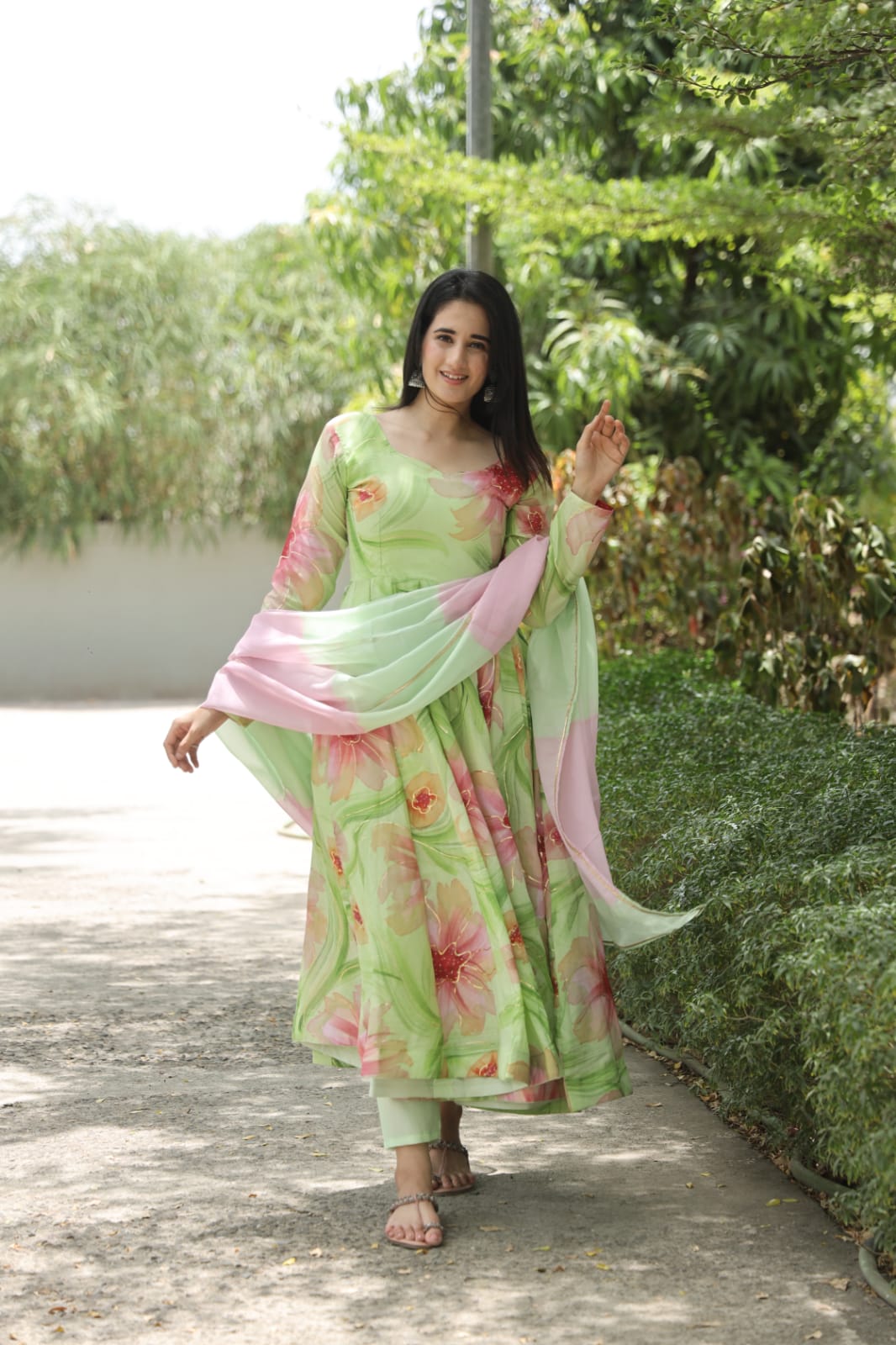 CASSIDY PISTA GREEN SUIT SET