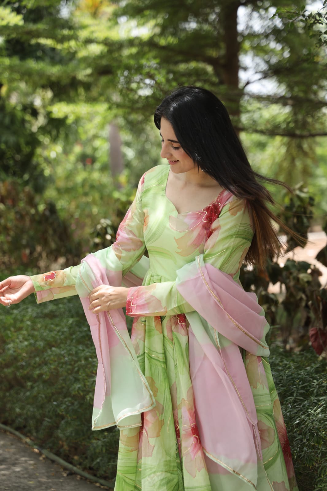 CASSIDY PISTA GREEN SUIT SET
