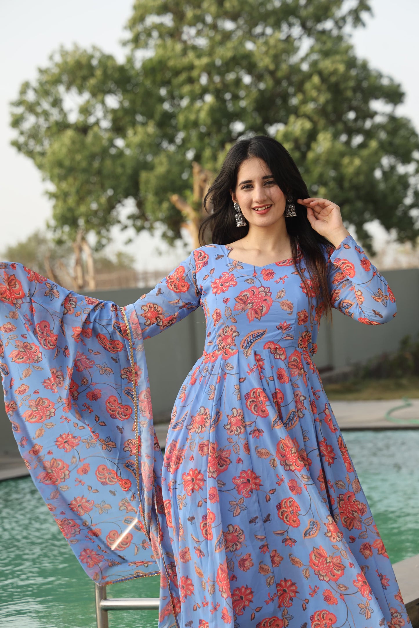ATASI BLUE SUIT SET