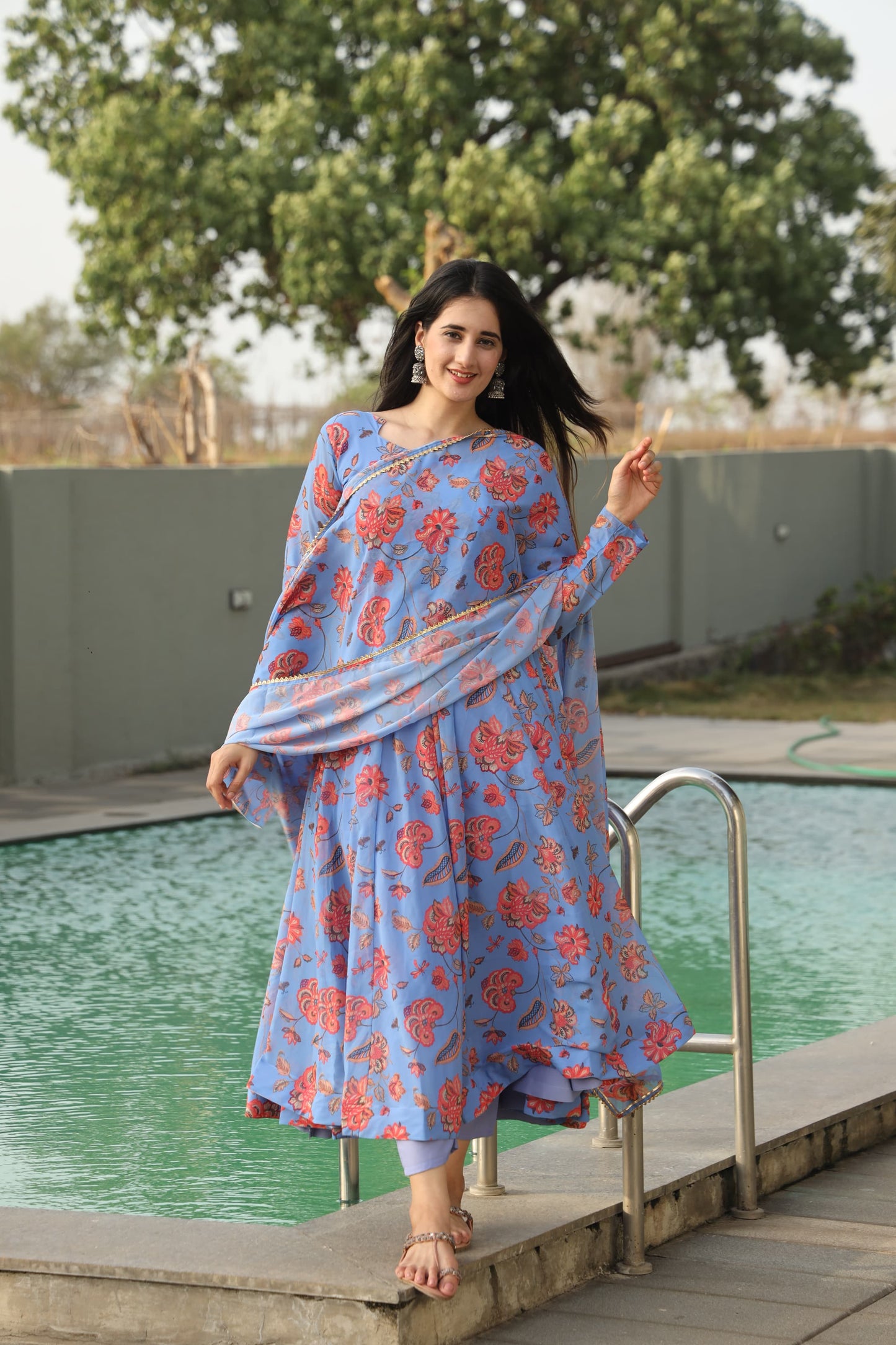 ATASI BLUE SUIT SET