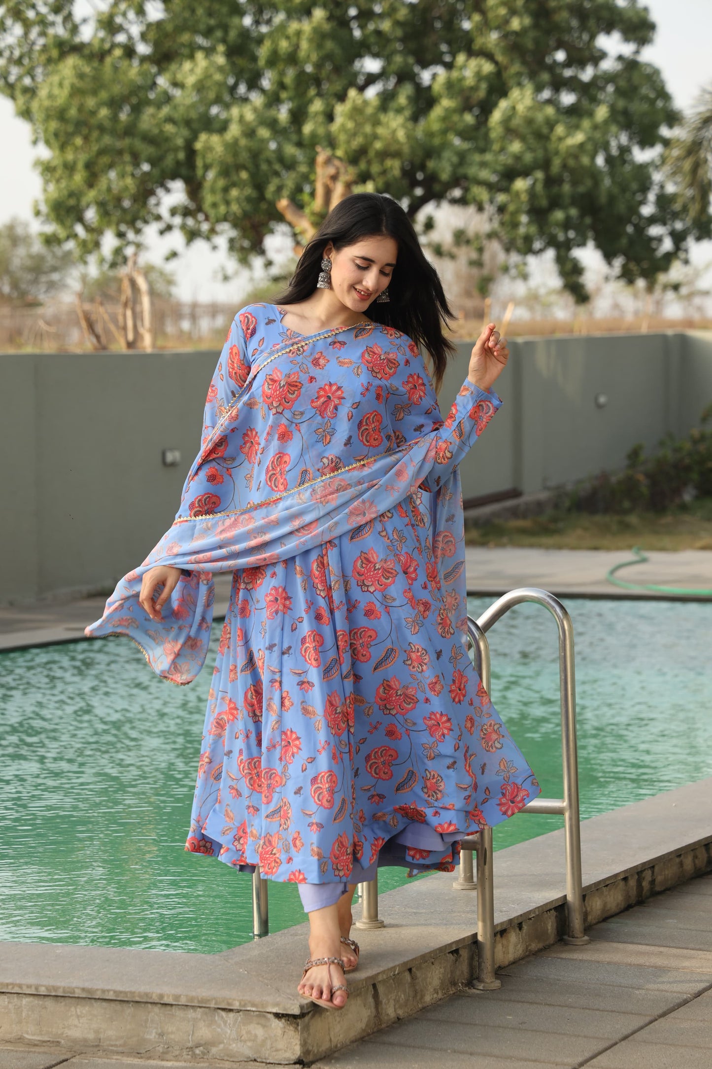 ATASI BLUE SUIT SET