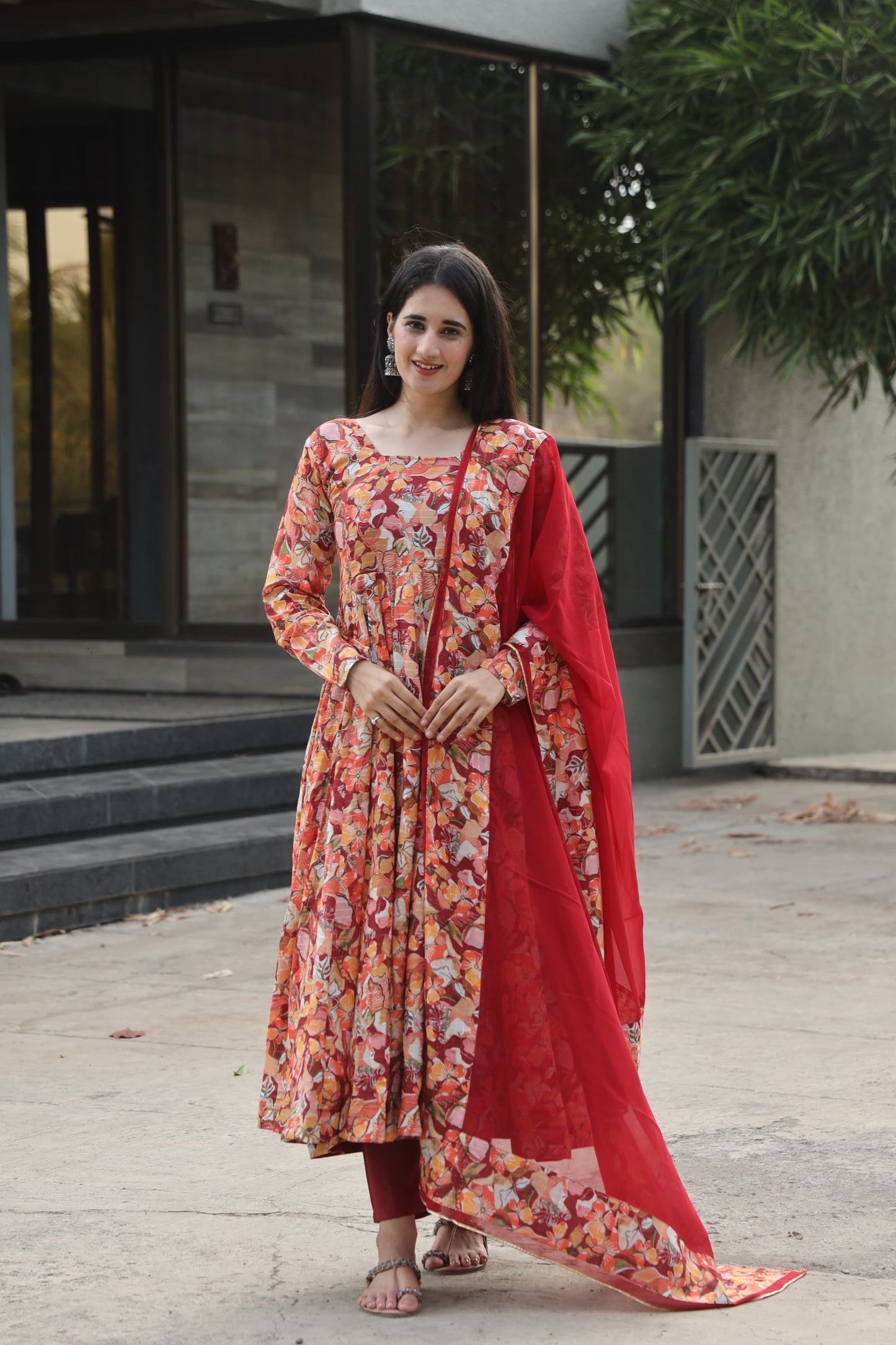 MAGNOLIA RED SUIT SET