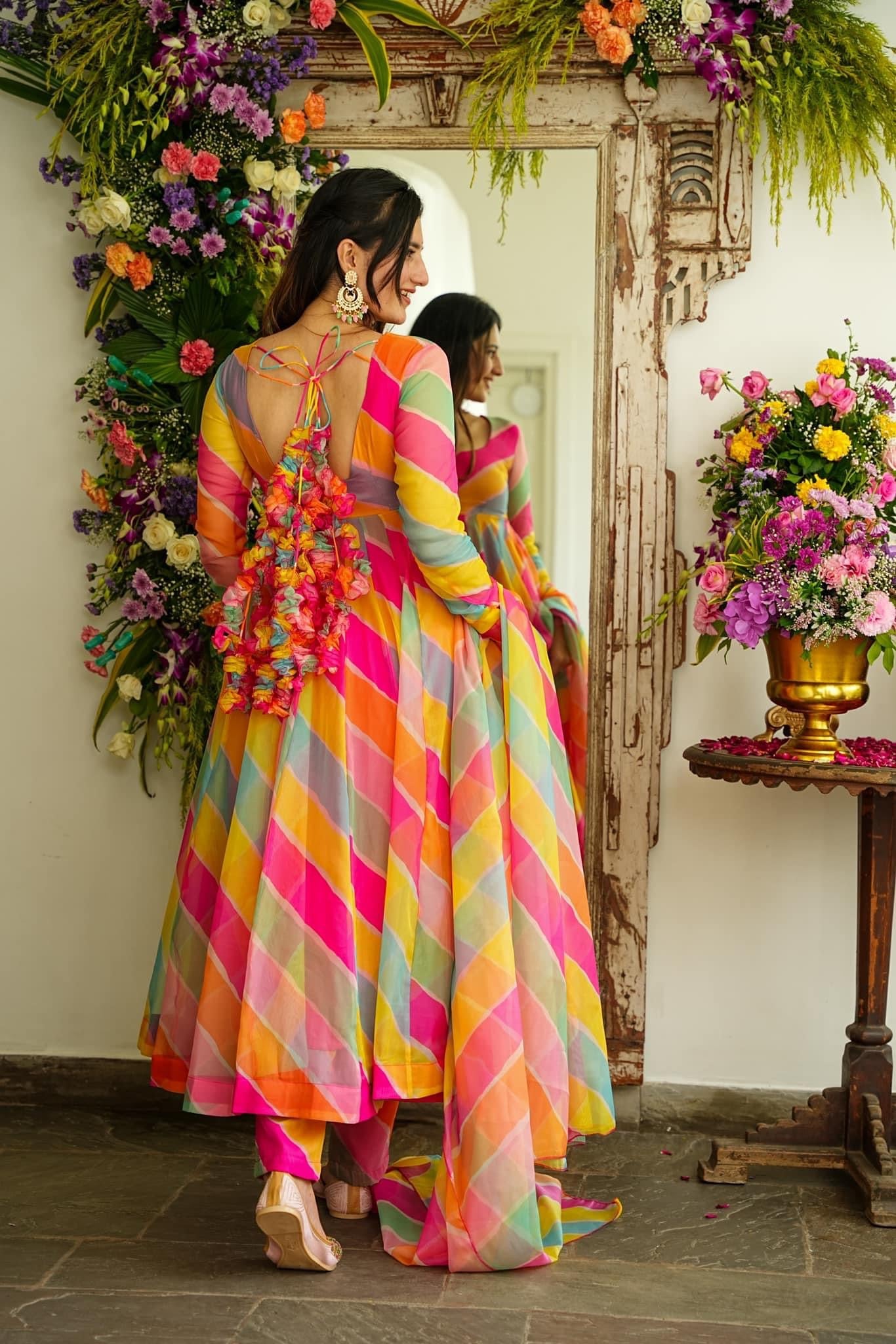 LEHERIYA ORGANZA SUIT SET