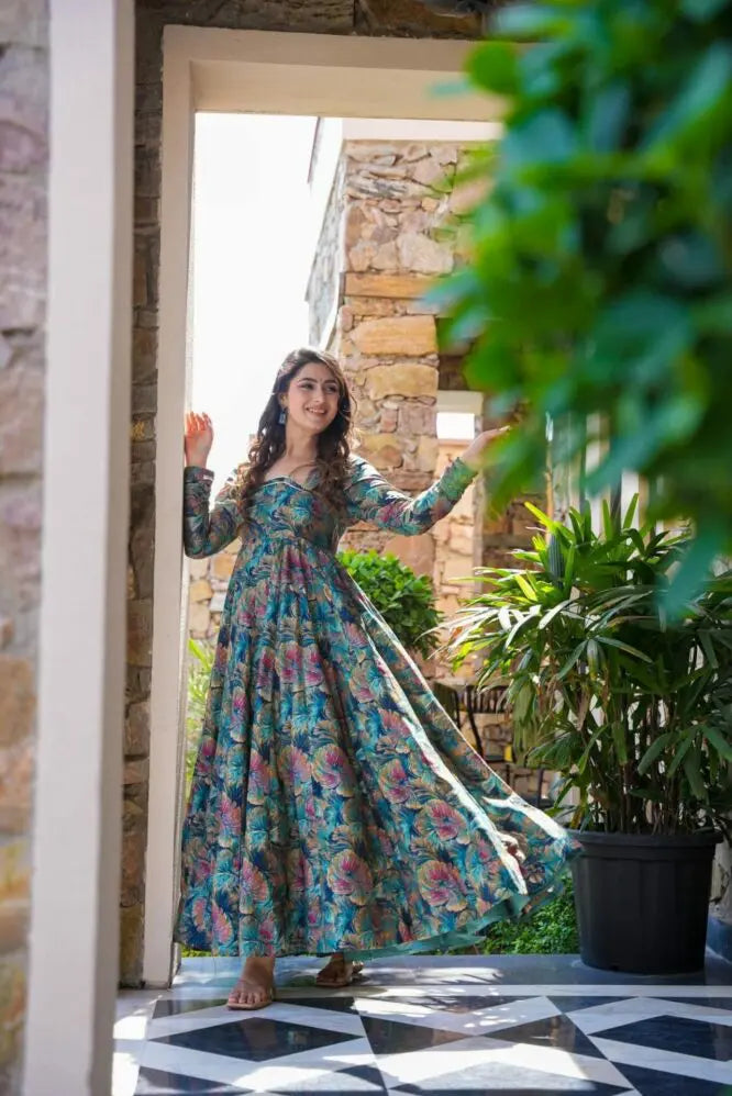 SOHI MALTI COLOR ANARKALI SUIT SET