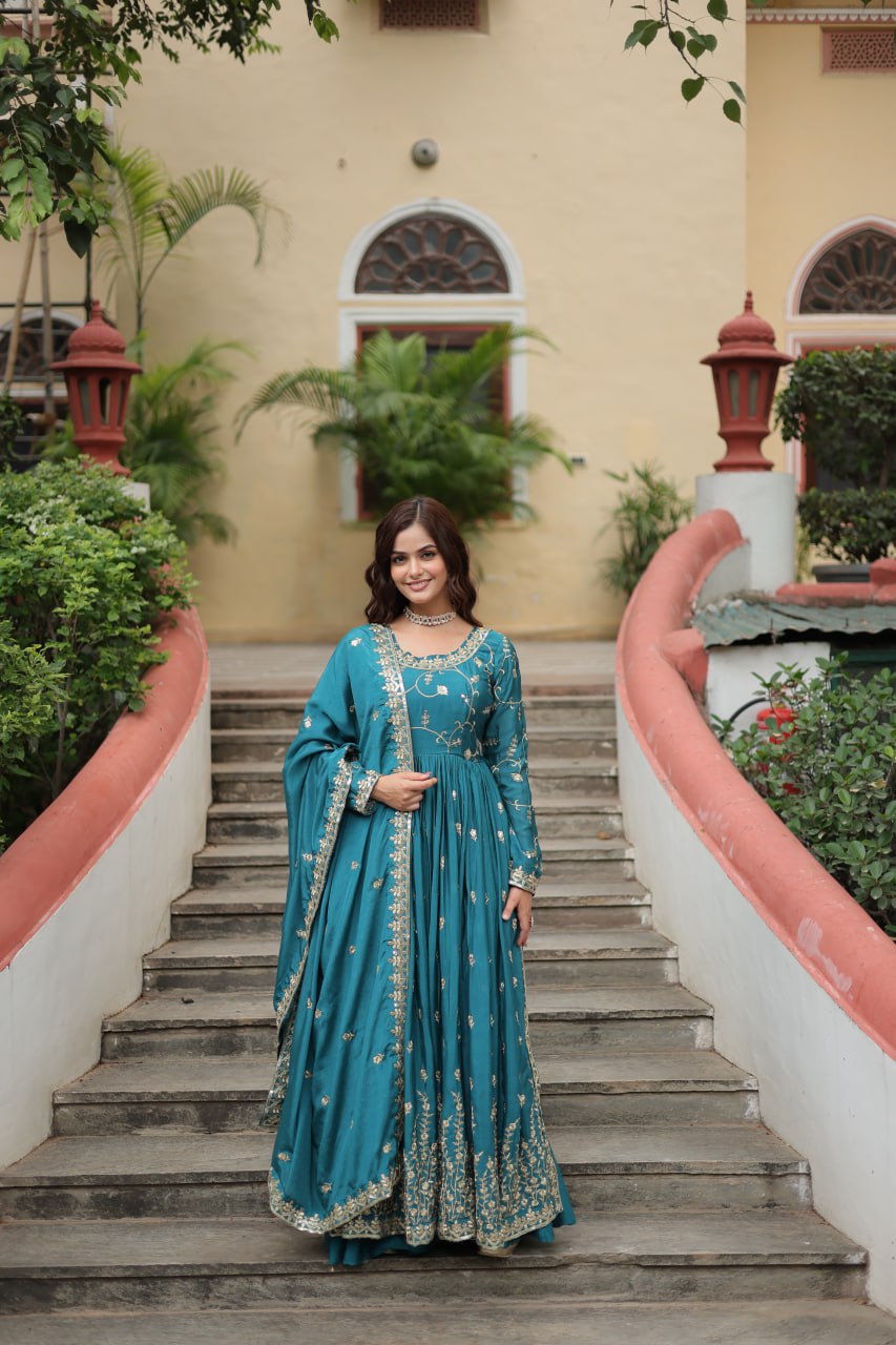 RUKSAR RAMA DESIGNER SHARARA SUIT SET