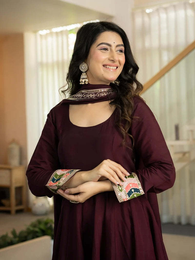 Ruhvina Designer Anarkali Suit Set