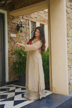 Mirror Work Anarkali Suit Set