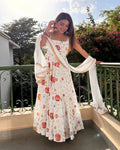 Moonflower Premium Festive Anarkali Suit Set