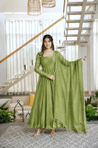 Green Kurta Set for Women Suit Set