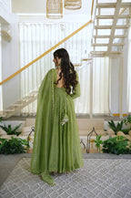 Green Kurta Set for Women Suit Set