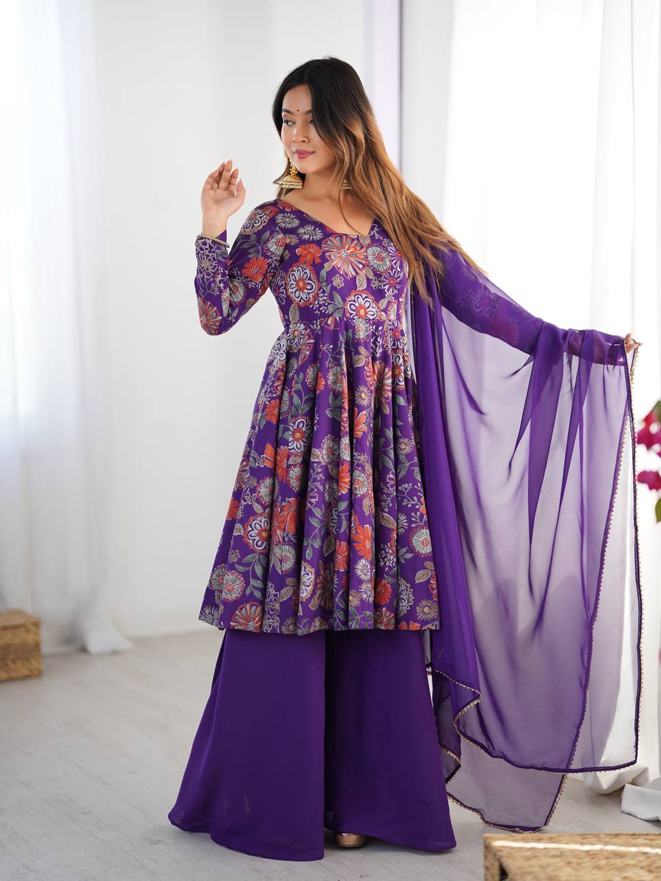 Rangrez Purple Royale Suit Set