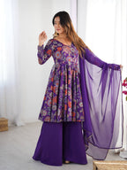 Rangrez Purple Royale Suit Set