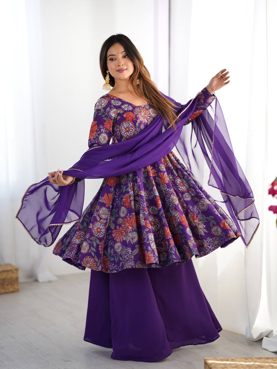 Rangrez Purple Royale Suit Set