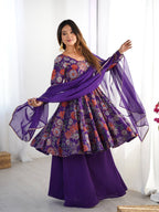 Rangrez Purple Royale Suit Set