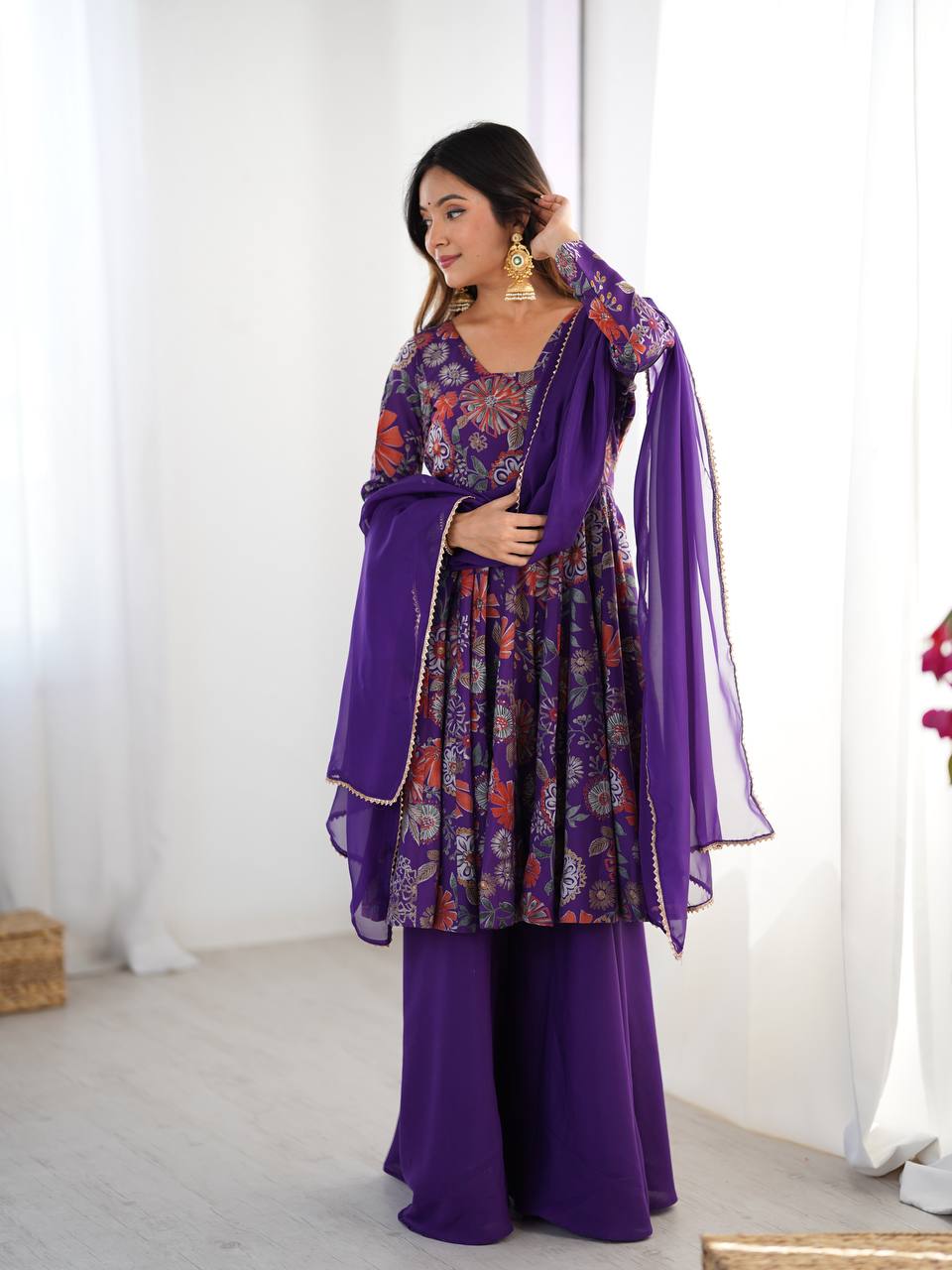 Rangrez Purple Royale Suit Set
