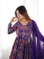 Rangrez Purple Royale Suit Set