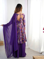 Rangrez Purple Royale Suit Set