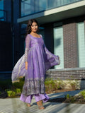 PIYA LAVENDER  EMBROIDARY ANARKALI SUIT SET