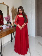 Rivaaz Ruby Anarkali Suit Set