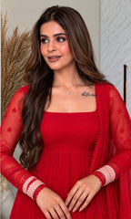 Rivaaz Ruby Anarkali Suit Set