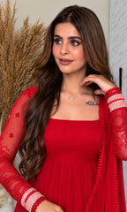 Rivaaz Ruby Anarkali Suit Set
