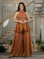 Coppe Celestia Couture Palazzo Suit Set