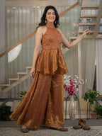 Coppe Celestia Couture Palazzo Suit Set