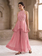 Nooraya Pink Couture Suit Set