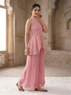 Nooraya Pink Couture Suit Set