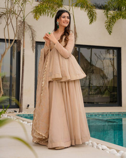 Miraya Desert Pearl Couture Suit Set