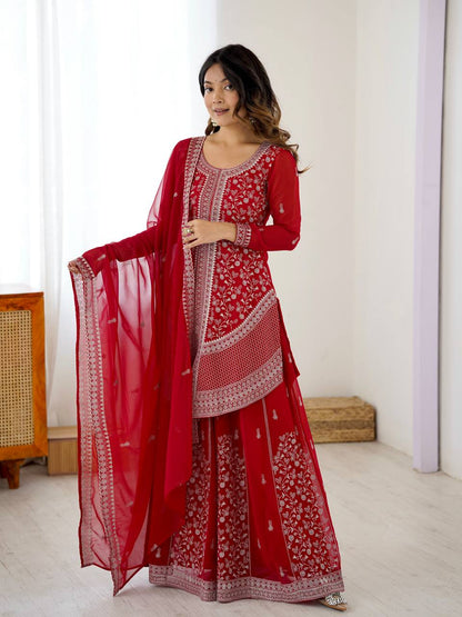 Laal Ishq Sharara Suit Set