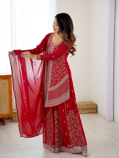 Laal Ishq Sharara Suit Set