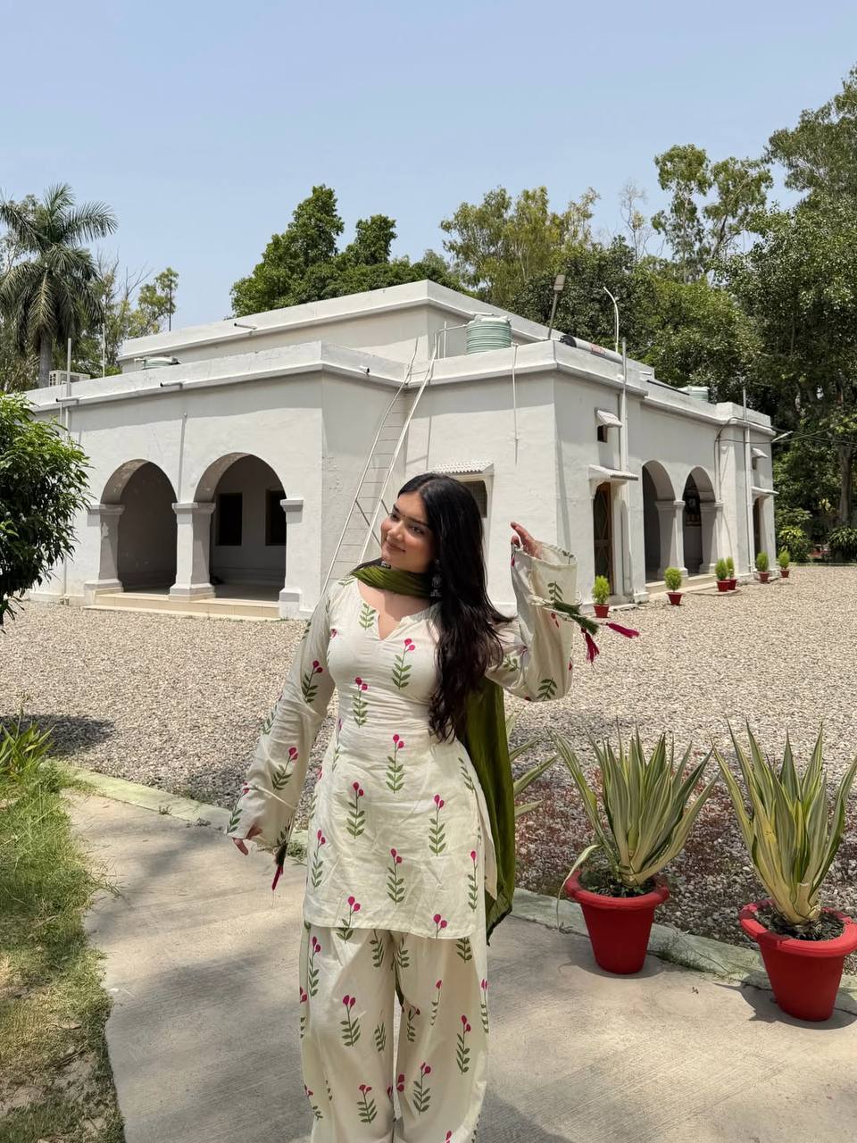 Noor bagh Pure Cotton Farshi Set