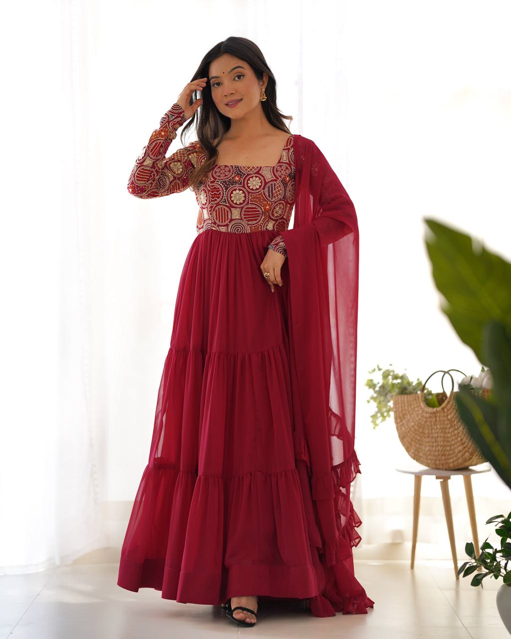 LAAL ISHQ ANARKALI SUIT SET