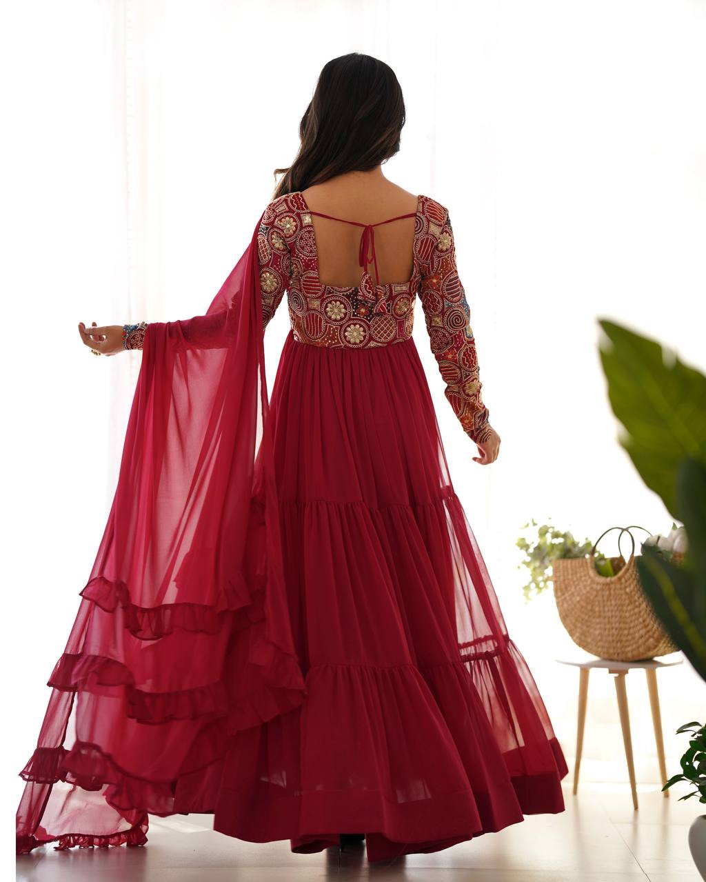 LAAL ISHQ ANARKALI SUIT SET