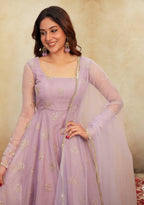 Aaira Light Purple Anarkali Suit Set