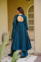 Nyra Regal Motif Anarkali Suit Set