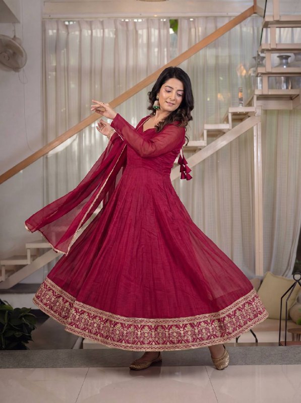 Ruhani Mystique Heavy Anarkali Suit Set with Dupatta