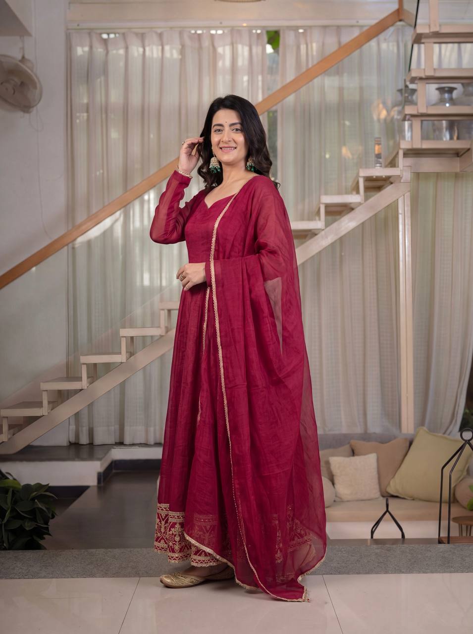 Ruhani Mystique Heavy Anarkali Suit Set with Dupatta