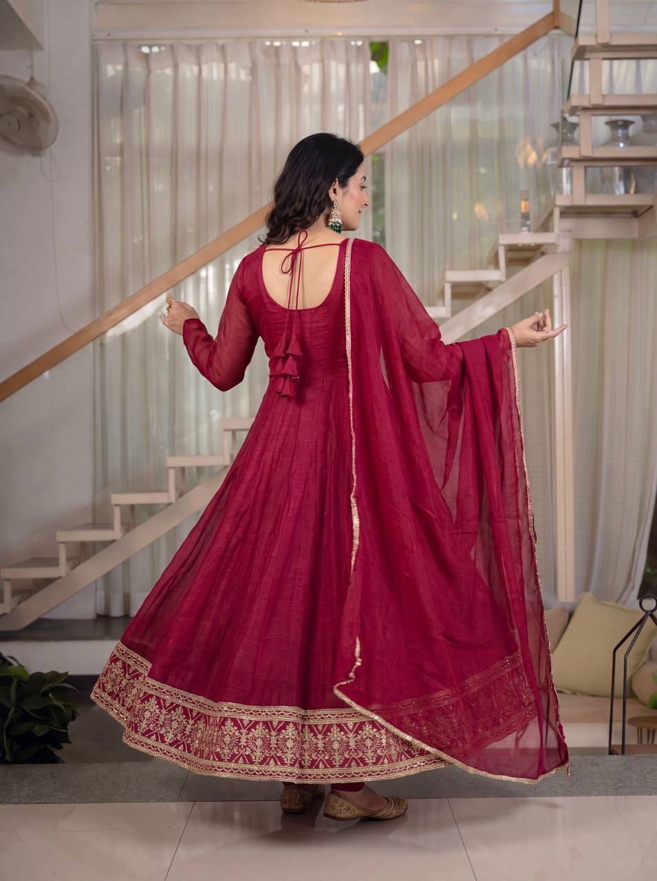 Ruhani Mystique Heavy Anarkali Suit Set with Dupatta