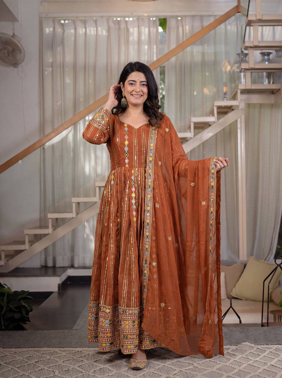 Naqsh Mosaic Heritage Anarkali Suit Set