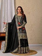 Noor-E-Raat Black Suit Set