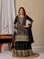 Noor-E-Raat Black Suit Set