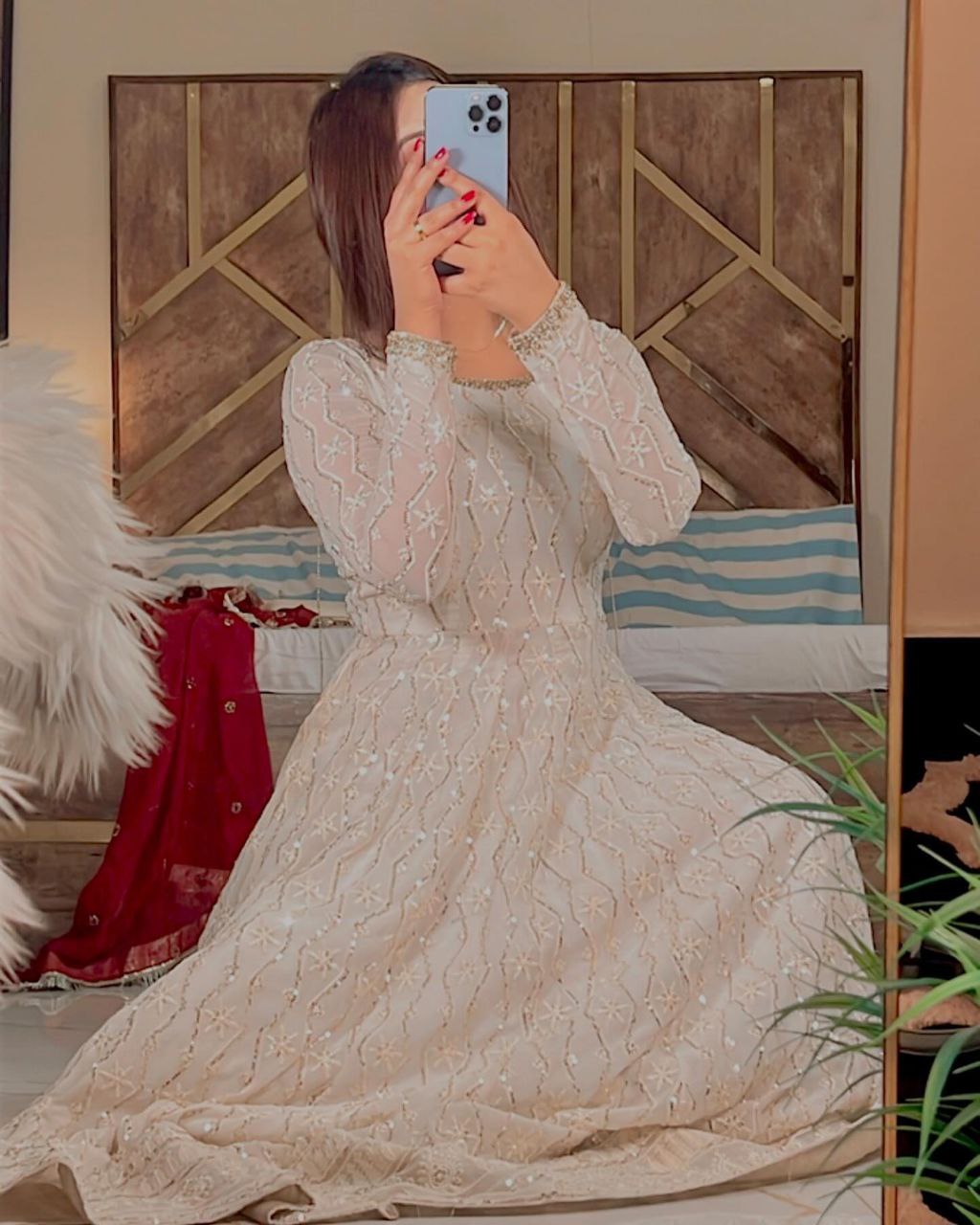 OOTN BY BIYA WHITE HEAVY SUT SET