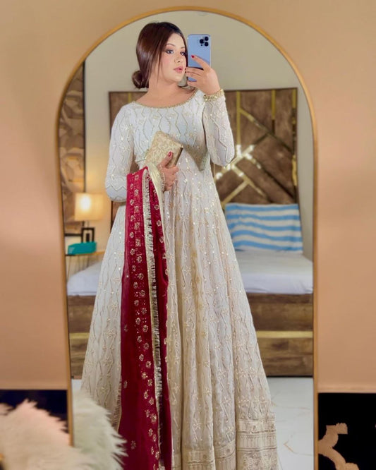 OOTN BY BIYA WHITE HEAVY SUT SET