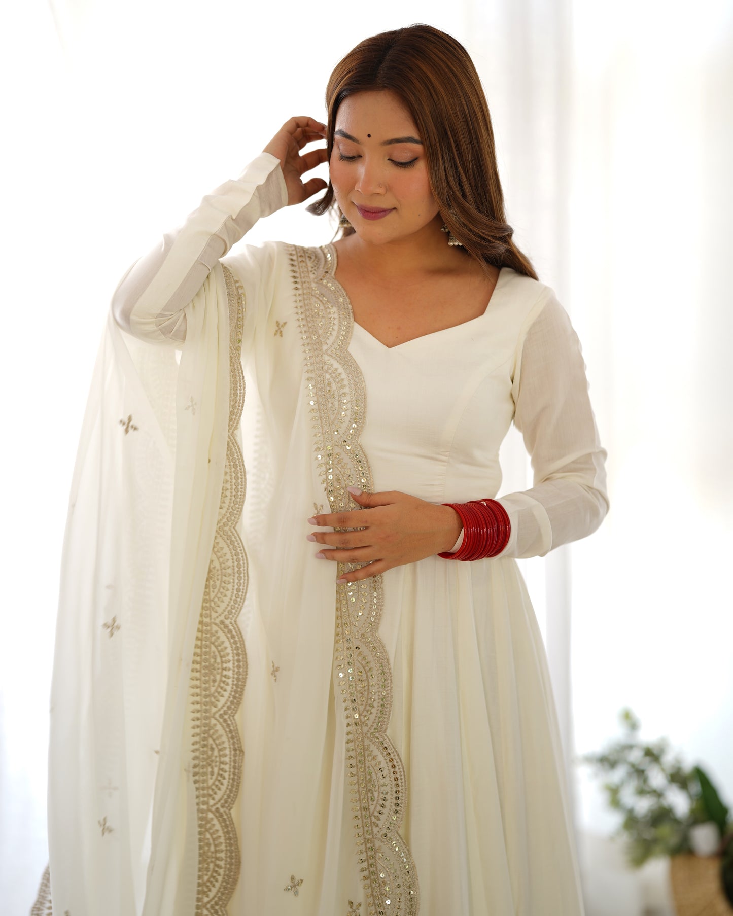 Meher Cream Royale Suit Set