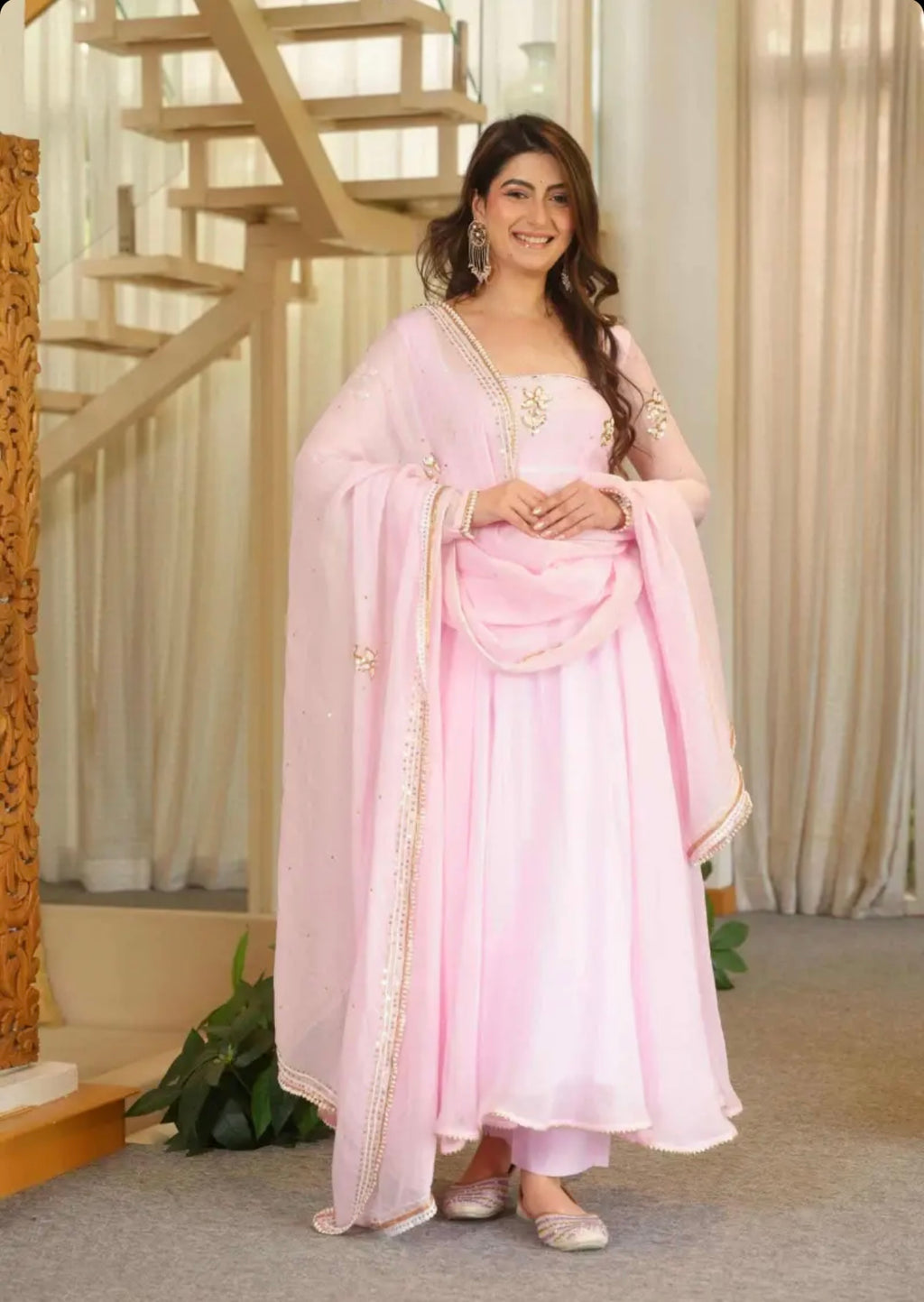 MAHIRA ROSE ANARKALI SUIT SET