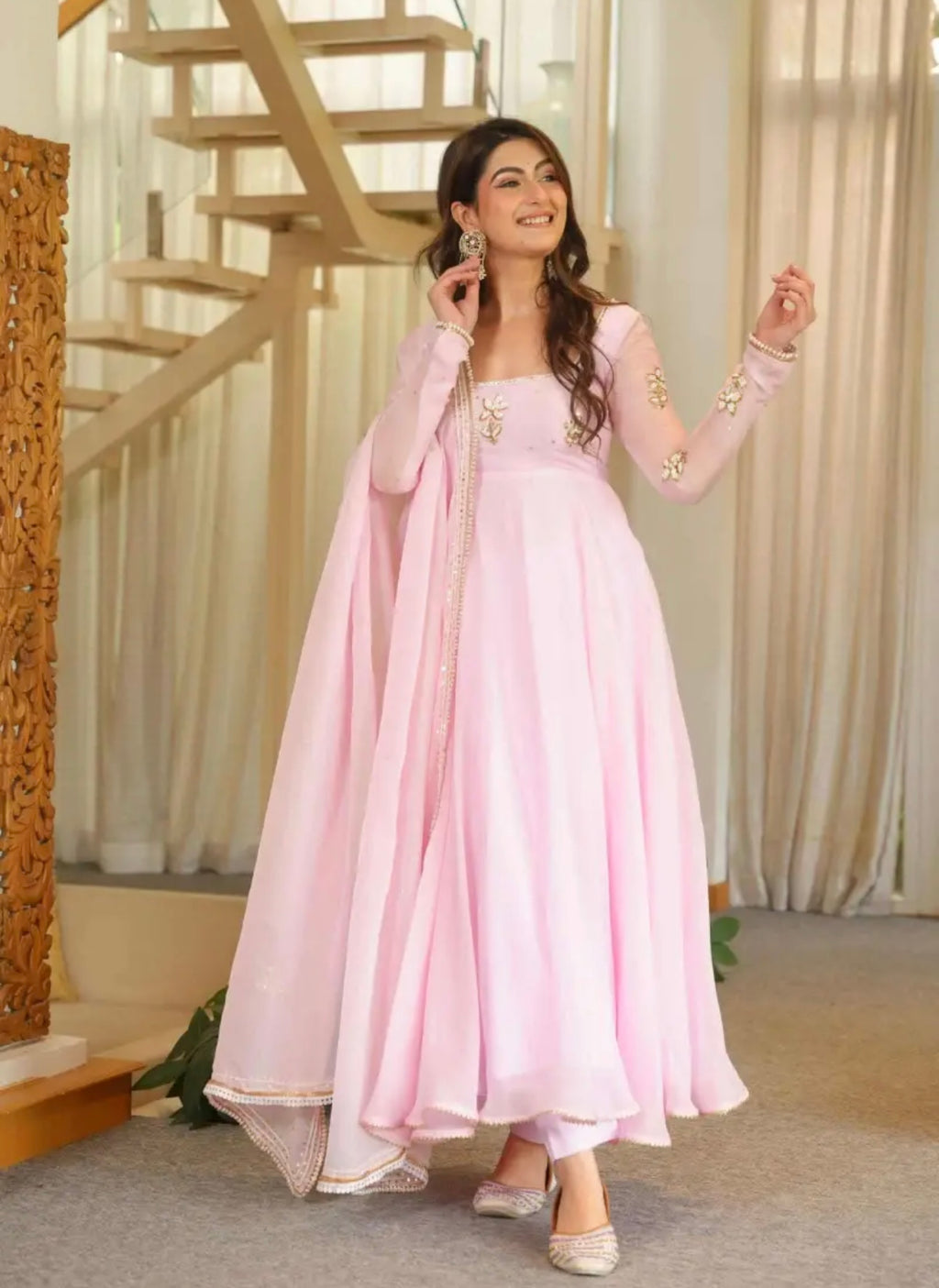 MAHIRA ROSE ANARKALI SUIT SET