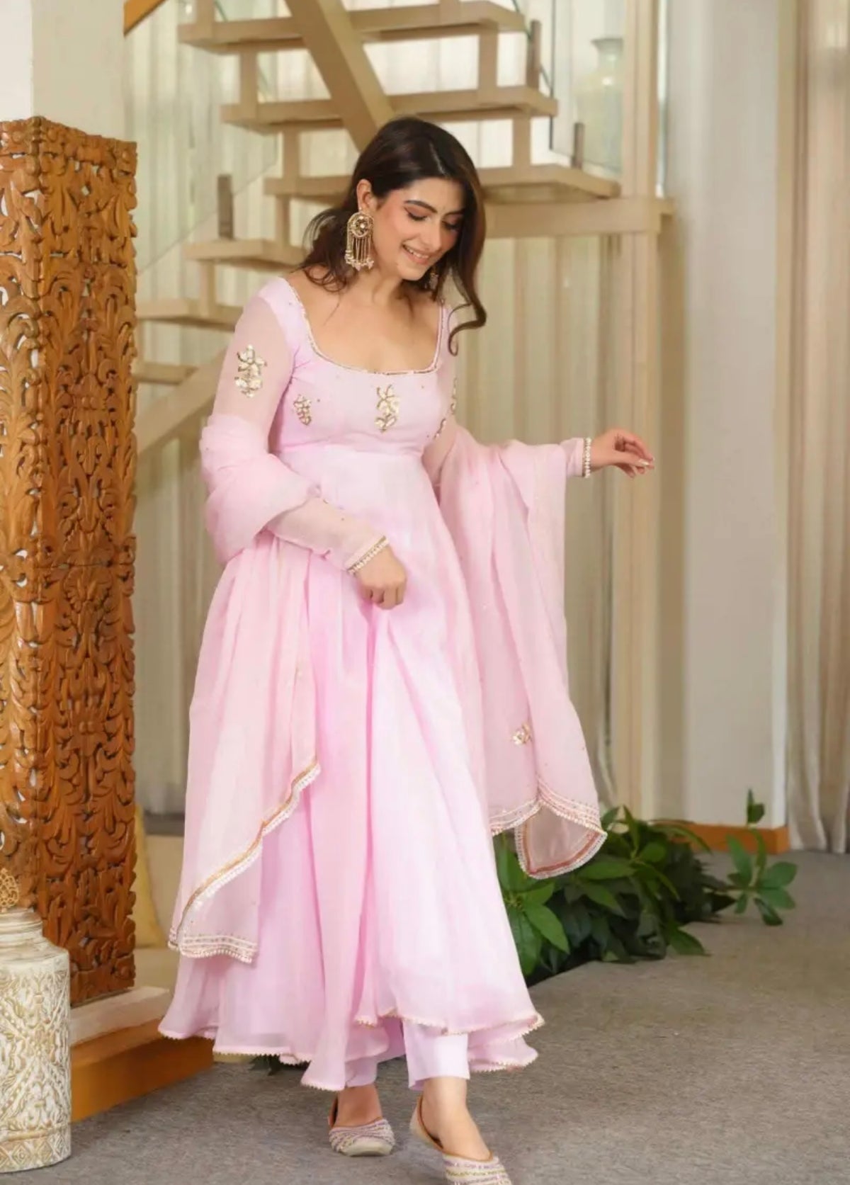 MAHIRA ROSE ANARKALI SUIT SET