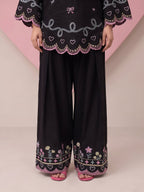 Black Heart Embroidery Farshi Salwar Set